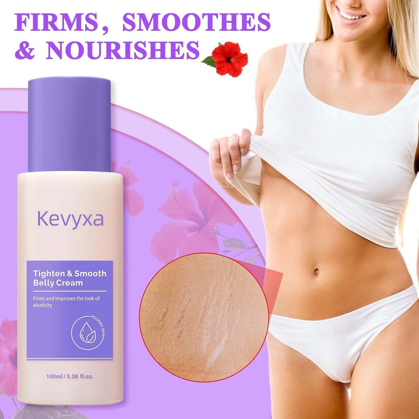 🎁Limited-time offer: Buy two, get one free✨ Kevyxa Tighten & Smooth Belly Firming Cream
