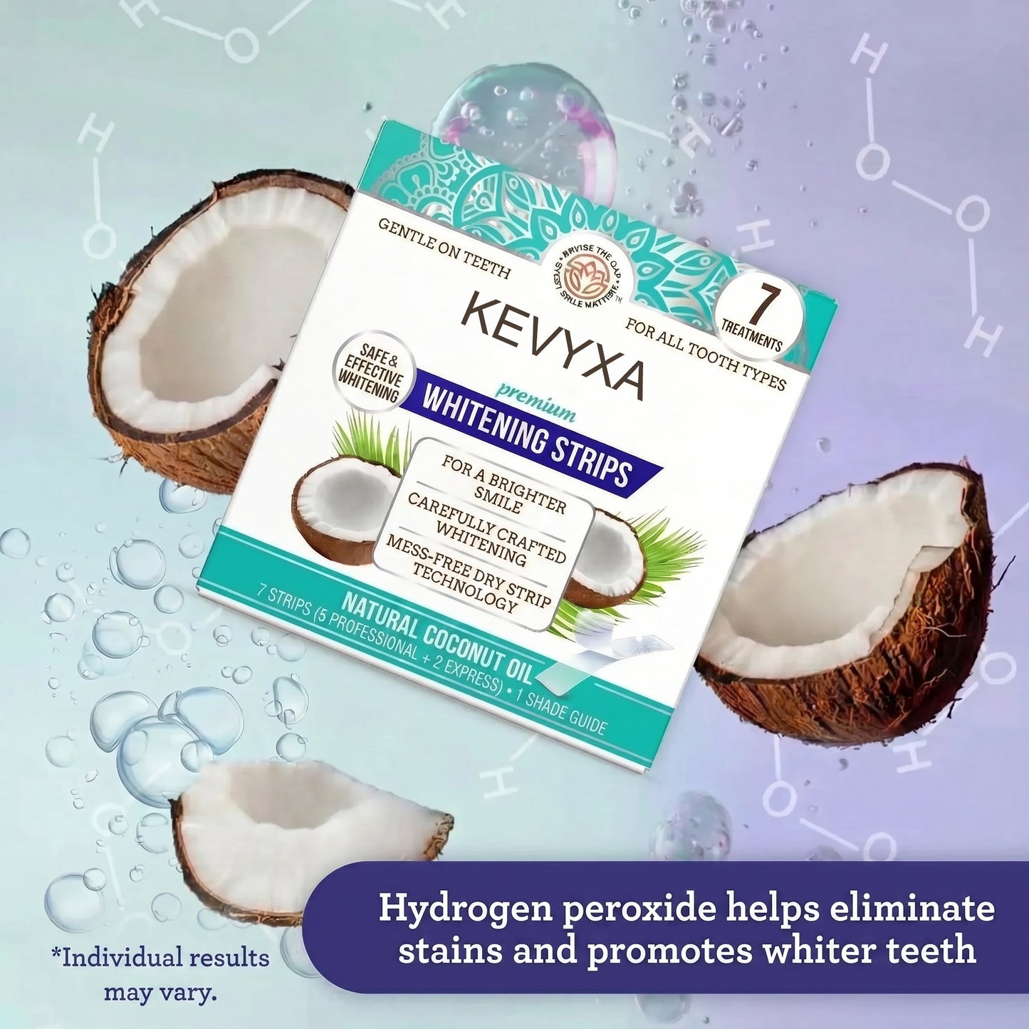 ✨Last Day Buy 1 Get 1 Free Coconut🎉 Oil Whitening Strips (16-Day Treatment)
