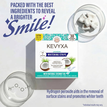 ✨Last Day Buy 1 Get 1 Free Coconut🎉 Oil Whitening Strips (16-Day Treatment)